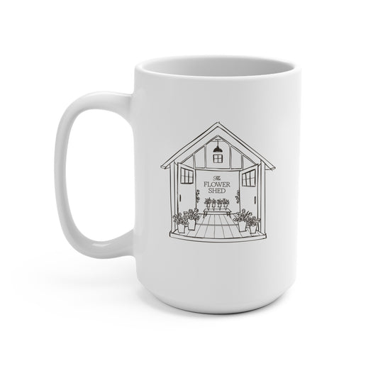 The Flower Shed Mug - 15oz