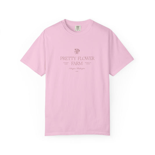 Pretty Flower Farm Unisex Garment-Dyed T-shirt